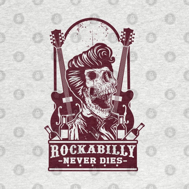 Rockabilly Never Dies: Vintage Rockabilly Design by Jarecrow 